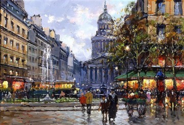  Parisian Art - yxj048fD impressionism Parisian scenes
